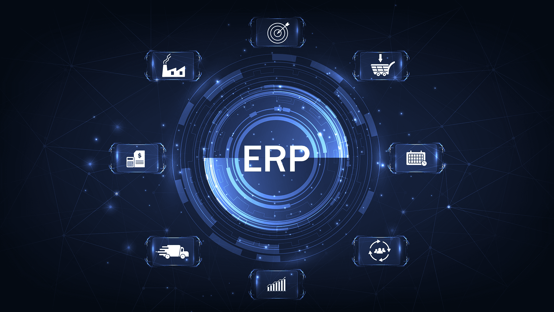 Team reviewing AI-enabled ERP outcomes