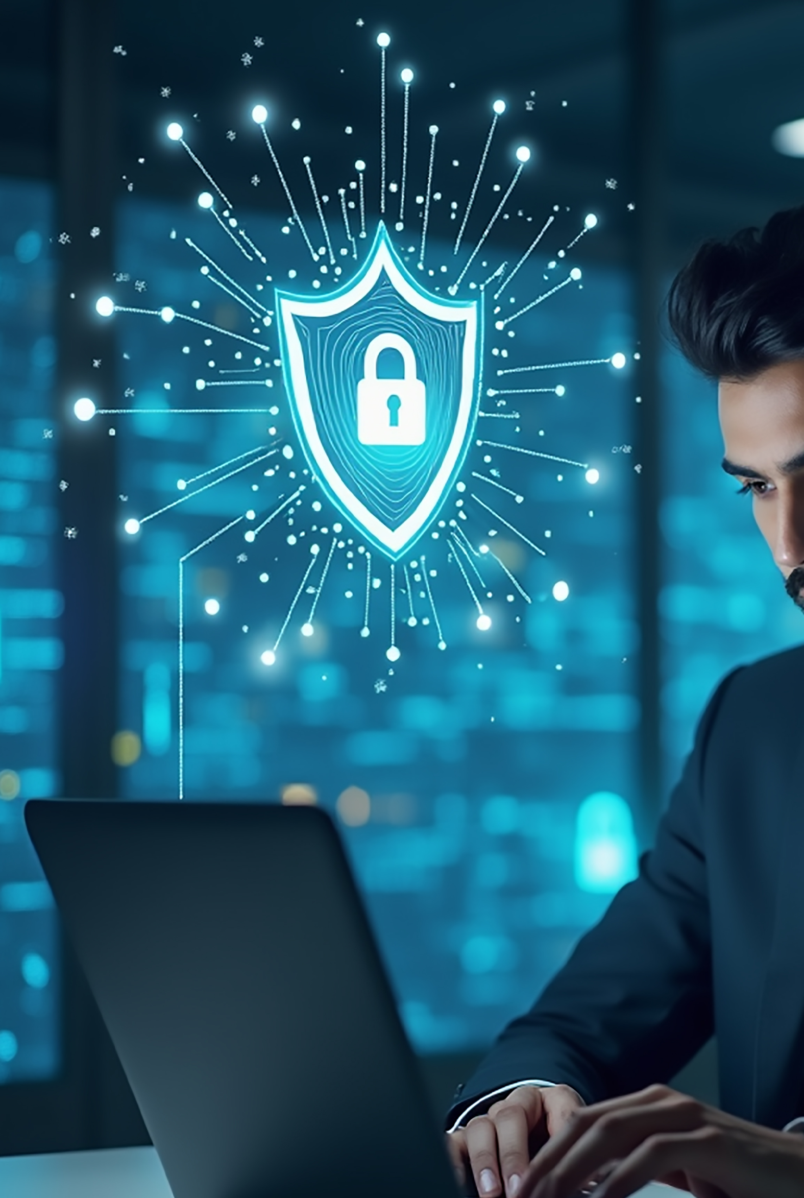 AI assistant helping a security operations professional