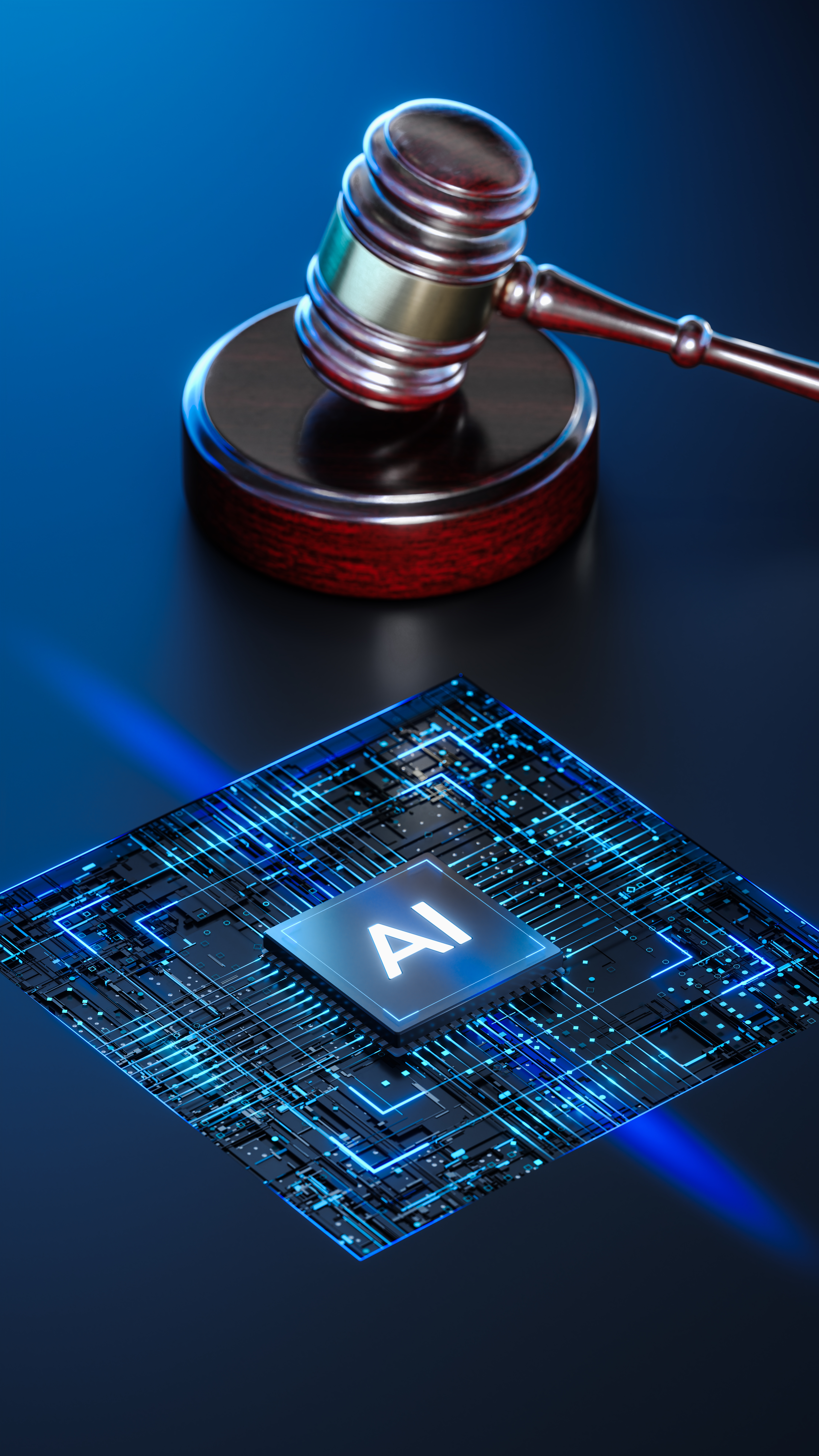 AI assistant helping a business professional